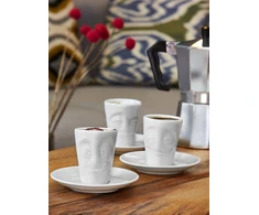 FiftyEight Fiftyeight T_02_13_01 miseczka Baltas Espresso 1 vnt.