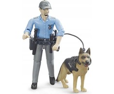 Bruder Ata BRUDER Figūrėlė policjanta su psem 62150