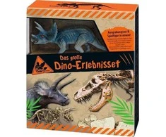 Cass filmas Dinozaurų skaičius + dinozaurų skeletas