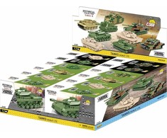 „Figurine Cobi HC“ ir ginkluotųjų pajėgų tankai 1:72 II serija (12 vnt.)