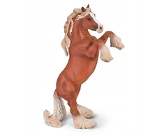 Figūrėlė Collecta COLLECTA KLACZ GYPSY VANNER MAŚCI KASZTANOWEJ SKALA 1:12 (DELUXE)