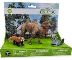 Figūrėlė Collecta COLLECTA Rinkinys 3 DZIKICH ZWIERZĄT W OPAKOWANIU (88536, 88722, 88807)