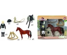 Collecta COLLECTA PROFESSIONAL JOCKEY FIGŪRA IR PRIEDAI PAKUOTĖJE
