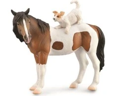 Collecta Figūrėlė Žirgas ir terjeras (XL)
