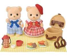 SYLVANIAN FAMILIES Rinkinys „Sausaininių meškučių iškyla“