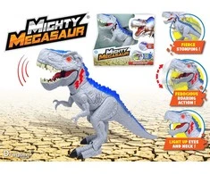 Hedo Mighty Megasaur Dinozauras Žaislas Pilkas Mėlynas