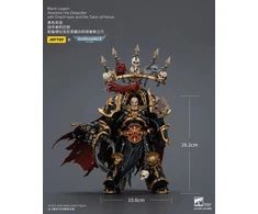 Figūrėlė Jada Toys Figūrėlė Warhammer 40k Juodas Legion Abaddon the Despoiler su Drach'nyen ir Horuso Nagais 16 cm