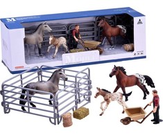 Jokomisiada FARM ANIMALS SERIES Set of horses from the farm Figurines COLLECTION ZA2604