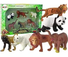 Figūrėlių rinkinys Safari gyvūnai Lean Toys, 6 vnt.