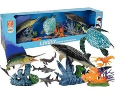 Lean Toys LeanToys Jūrinių gyvūnų mobiliųjų elementų rinkinys