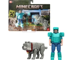 Mattel MINECRAFT Steve i wilk 2pak figurek JFR71 /4