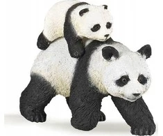 Papo figūrėlė Panda su jaunikliu