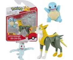 Figūrėlė Pokemon Pokémon Battle 3 figūrėlių paketas – Squirtle, Machop, Boltund
