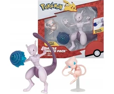 Pokémon - kovos figūrėlių rinkinys, 2 vnt. - Mewtwo ir Mew (PKW2941)