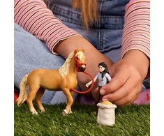 Schleich Žirgų priežiūros rinkinys Emily