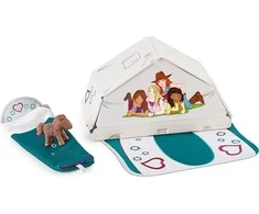 Schleich Horse Club figūrėlė – stovyklavimo reikmenys