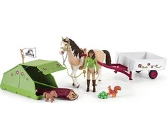 SCHLEICH „Arklių klubas“ Saros stovyklavimo rinkinys