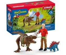 SCHLEICH DINOZAURS Karaliskā tiranozaura uzbrukums