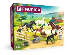 Figūrėlė Woodyland WOODYLAND FAUNICA Rinkinys koni 96036 60361