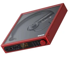 FiiO DM15 R2R raudonas – nešiojamas CD grotuvas 24 bitų R2R su „Bluetooth“