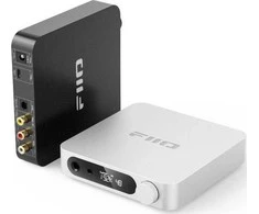 FiiO K11 Sidabrinis Headphone Amplifier Stalinis ausinių stiprintuvas su DAC