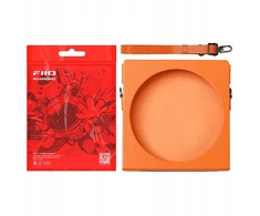 FiiO SK-DM15 oranžinis - Odinis dėklas DM15 (6953175792130)