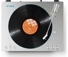 FIIO TT13 BT automatinis patefonas su nuotolinio valdymo pultu ir „Bluetooth“ sidabrinis