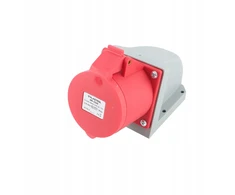 HAND Fiksuotas maitinimo lizdas 5p - 32A GN-532S Plastrol