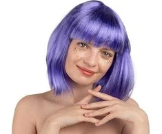Perukas „Kleopatra“, violetinės spalvos