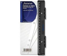 Filofax nešiojamas skylamušis, juodas