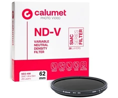 Filtrą Calumet Calumet Filtras Variable ND2-400 SMC 62 mm Ultra Slim 28 sluoksnių
