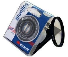 Braun 62mm Blueline Circular Polarising Filter 6,2 cm Poliarizuojantis fotoaparato filtras