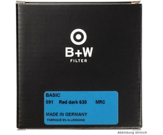 B+W filtras tamsiai raudonas B+W Basic 091 Raudona Dark 630 MRC 1102701 62mm