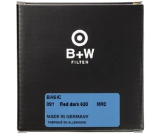 B+W filtras tamsiai raudonas B+W Basic 091 Raudona Dark 630 MRC 1102697 52mm