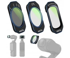 Filtras Greenl Rinkinys filtrų CPL / VND / Juodas Mist 1 / 4 Telesin S5-FLT-44-TDJ kameroms DJI Osmo Pocket 4 / 3