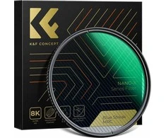 Kf Filtras Mėlyna Streak Anamorfinis filtras K&amp;f Nano-x Mrc 62mm / 01.2098
