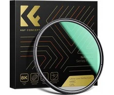 Fotoaparato Filtras - K&amp;F Concept Nano-X 55mm CPL Poliarizacinis Filtras
