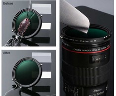 Filtras Kf hibridinis filtras „Concept 2in1 CPL“ poliarizuojantis + pilkas ND2-ND32 fiksatorius 82 mm / KF01.1088
