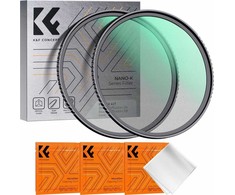Kf Filtrų filtrų rinkinys 2in1 juodas difuzinis filtras 1/4 ir 1/8 K&amp;f koncepcija, skirta 58 mm / Sku.1712v1