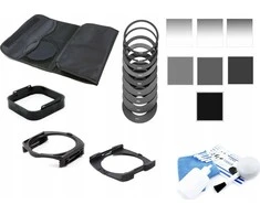Massa Rinkinys Typu Cokin 25w1 Filtry Szare Nd + Dėklas + 2x Laikiklis + Osłona + Rinkinys Czyszczący