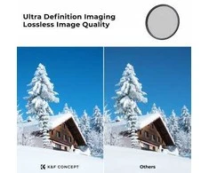 Fotoaparato Filtras - K&amp;F Concept Nano-X CPL 62mm AGC Stiklo Aliuminio Rėmas