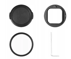Puluz 3 in 1 rinkinys UV filtras adapteris 52 mm filtrams dangtelis Insta360 Ace Pro 2 / Pu770b