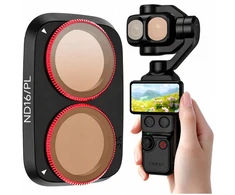 Filtras SunnyLife hibridinis pilkas ND16 + PL poliarizacinis Dji Osmo Pocket 4 Pro / 4p / 4pro / Op4-fi353-16p (SB12319)