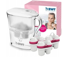 Filtravimo ąsotis BWT Filtravimo ąsotis wodę Siljan 3.3 l Baltas + 3 įdėklai magnezowe