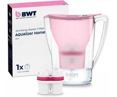Filtravimo ąsotis BWT Filtravimo ąsotis wodę Aqualizer Home 2.7L Rožinė - manualny su wkładem Mg2+