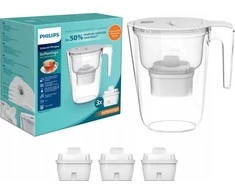 Philips AWP2943WHT3/58 + 3 filtrai „Micro X-Clean“ minkštiklis + balta