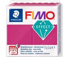 Fimo efektinė termoreaktyvi masė, 57 g, bordo spalvos metalinė spalva, Staedtler