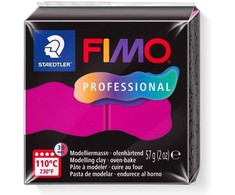 FIMO PROFESSIONAL modelino molis, kietėjantis orkaitėje, 57 g, rausvai raudonas