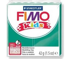 Fimo Kids žalias modelino masė vaikams - 42g