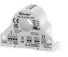 Finder Elektros tinklo parametrų analizatorius 50A - 800 V AC/1000 V DC Modbus RS485 6M.TA.9.024.1200